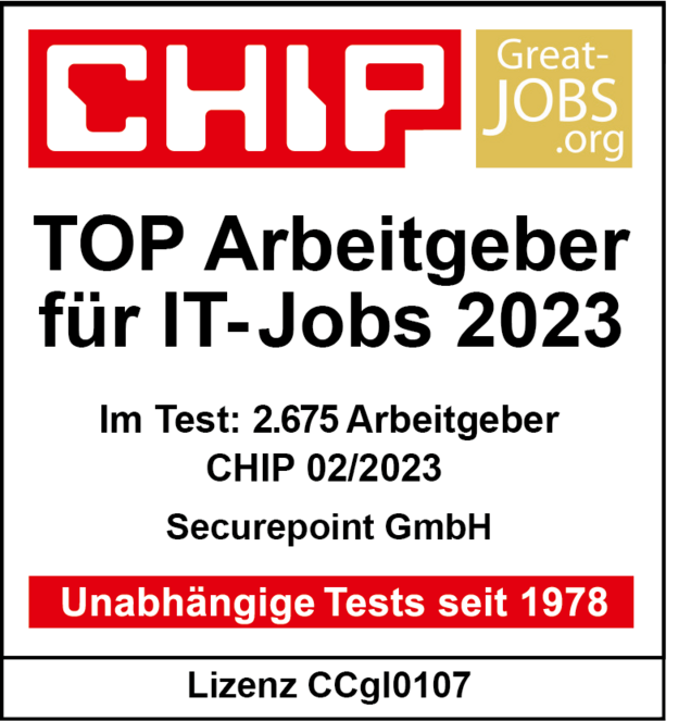 CHIP award as TOP employer for IT jobs 2023